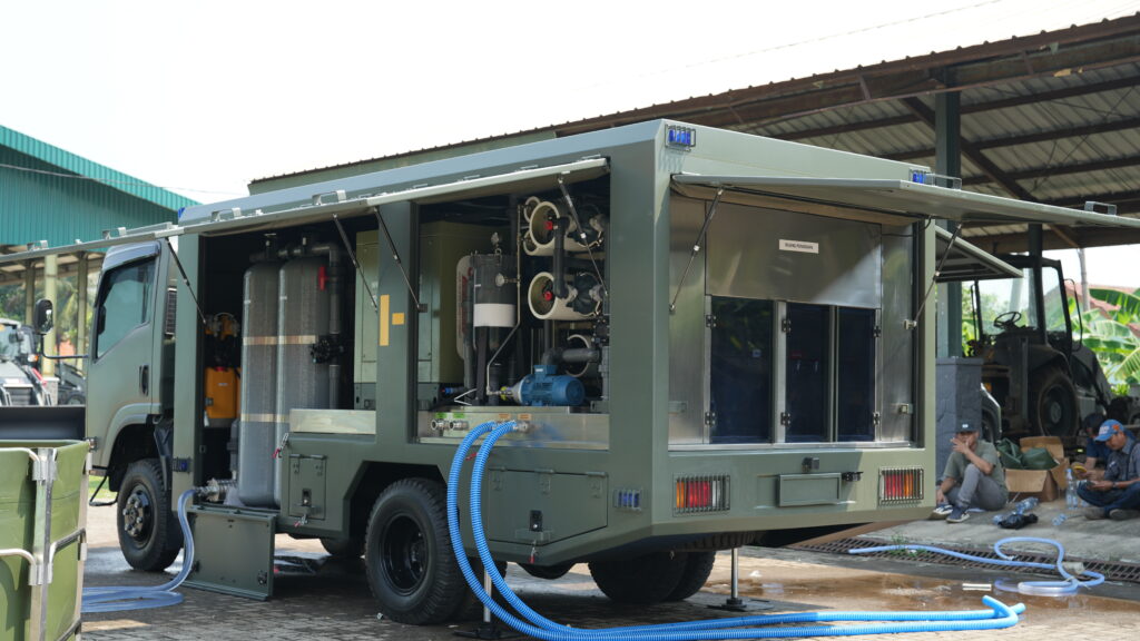 mobile water treatment, mobile wtp, penjernih air mobile