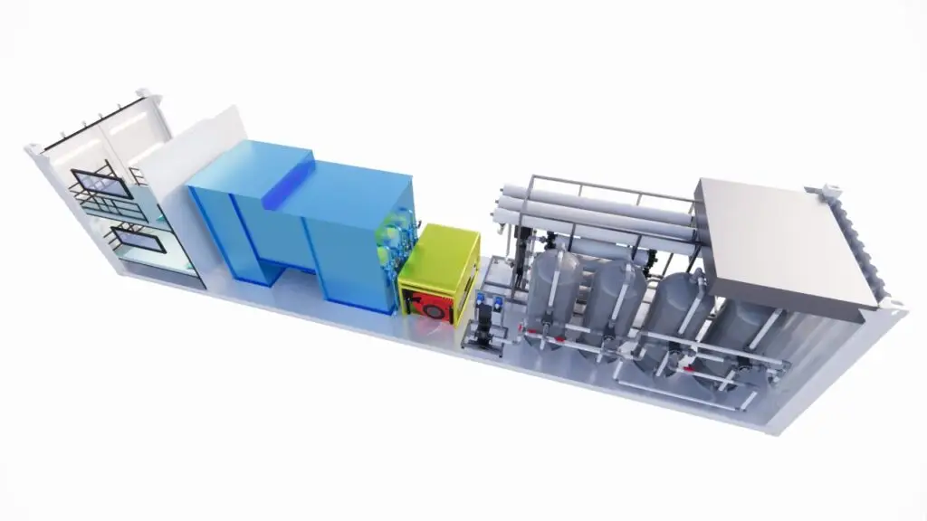 container clarifier, container water treatment